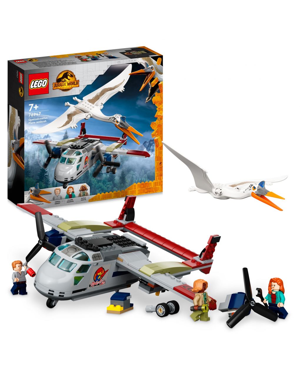 Quetzalcoatlus: agguato aereo 76947 - lego jurassic world - LEGO