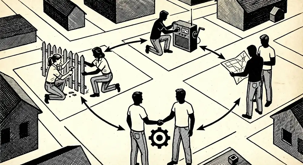 Neighbourhood Coordination: Mutual Aid Without Exposing Your Supplies
