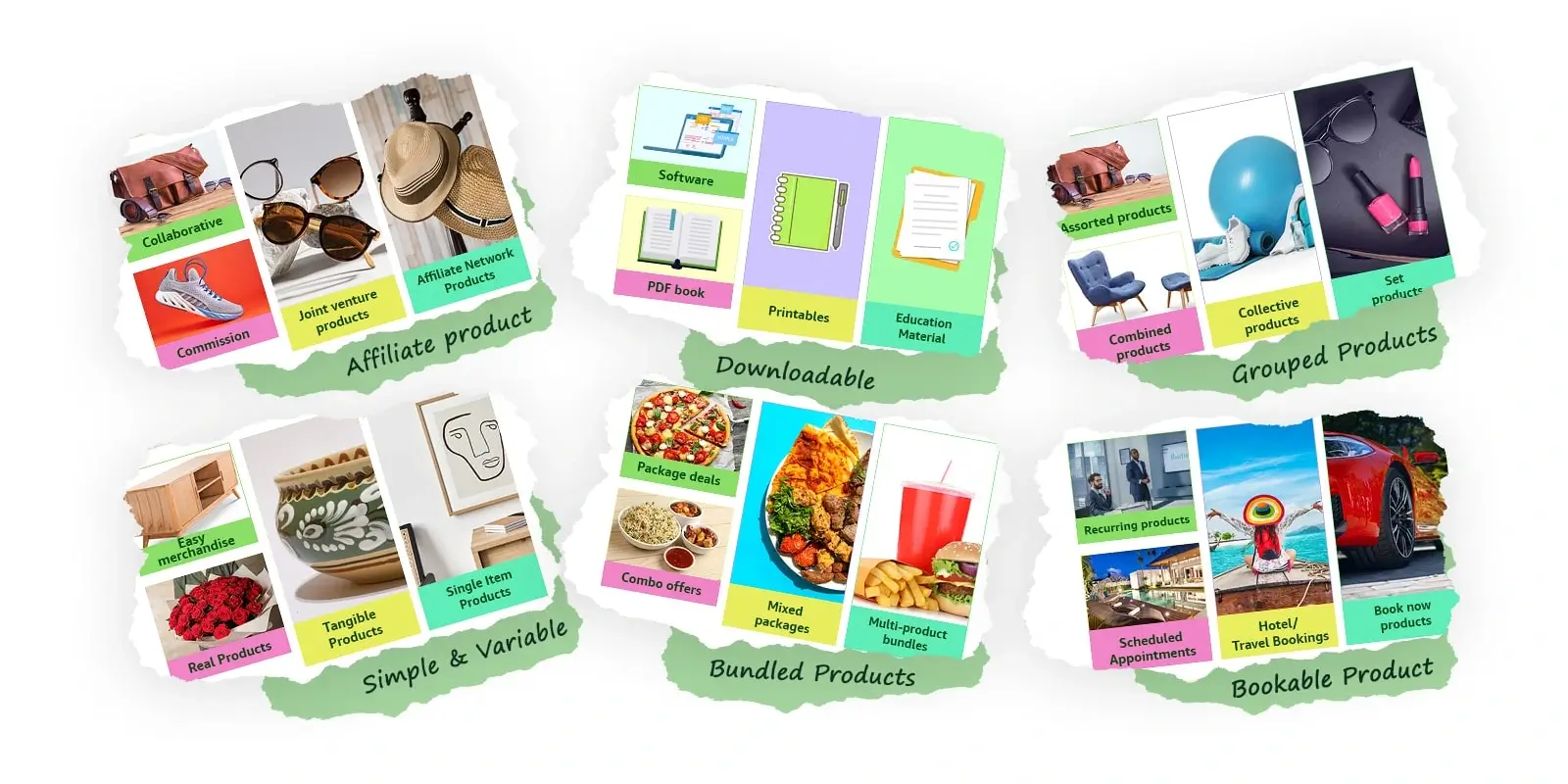 Diverse product and services selection at the Online Shopping Center