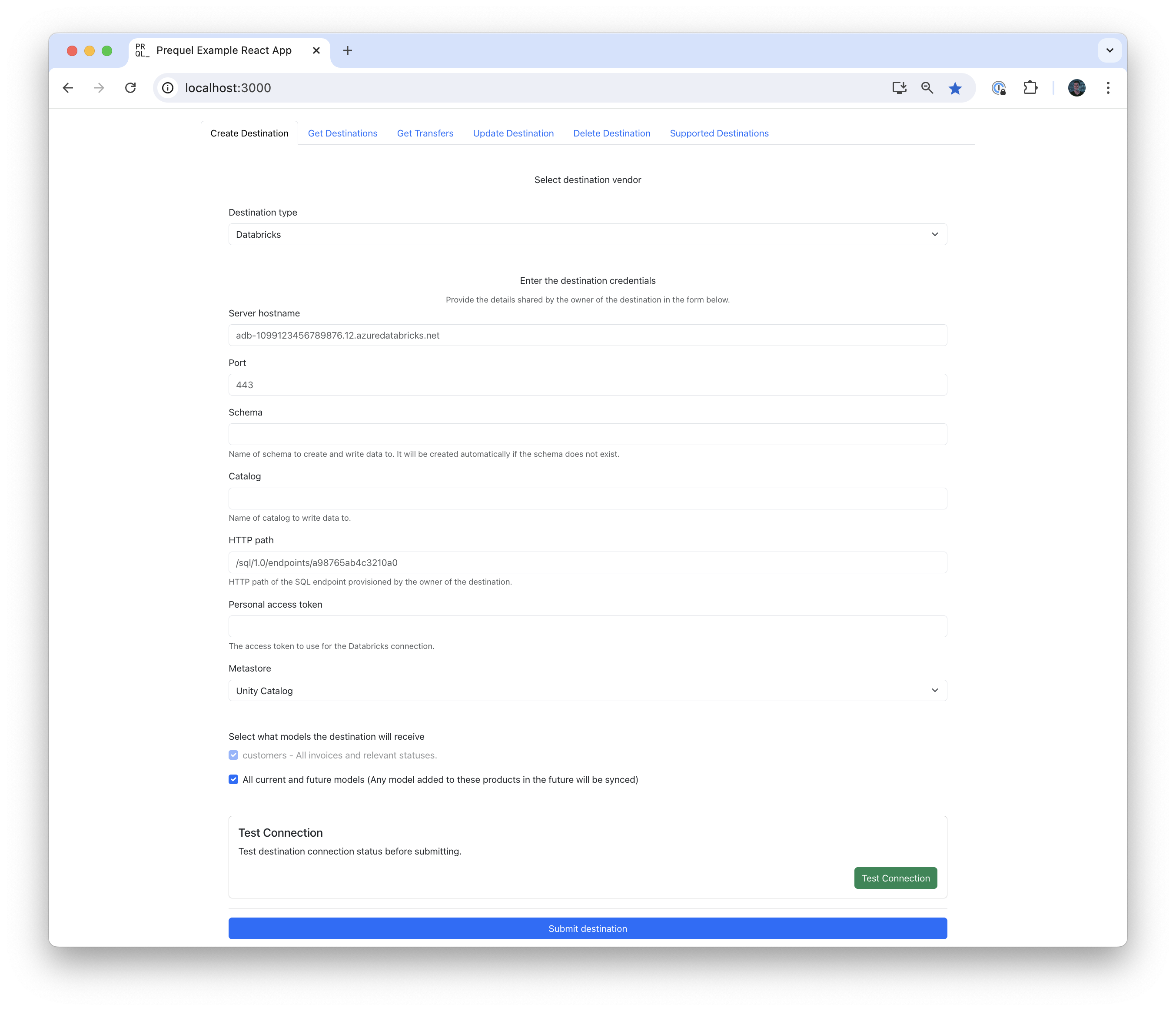 Github prequel co react example
