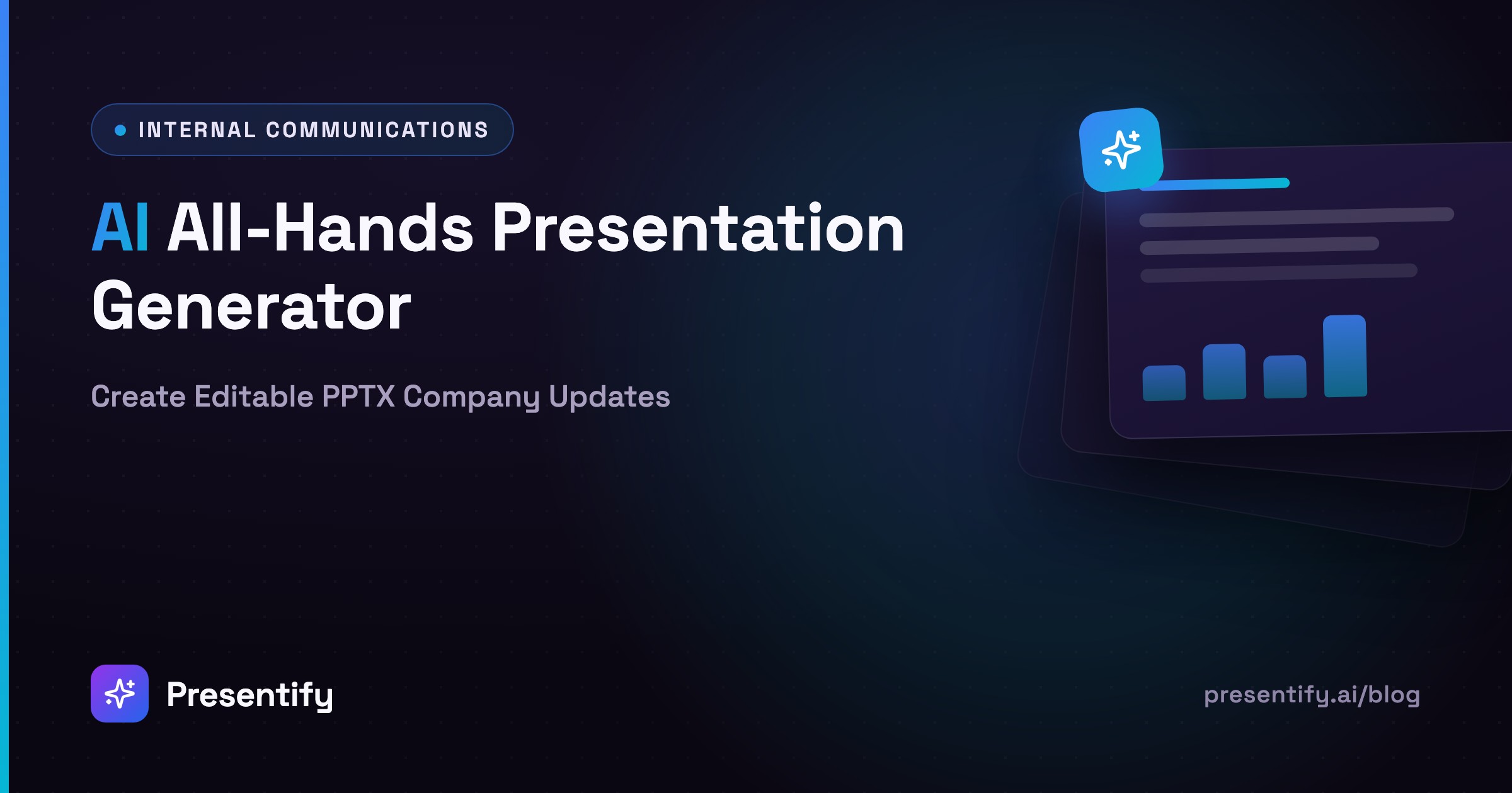 AI All-Hands Presentation Generator: Create Editable PPTX Company Updates