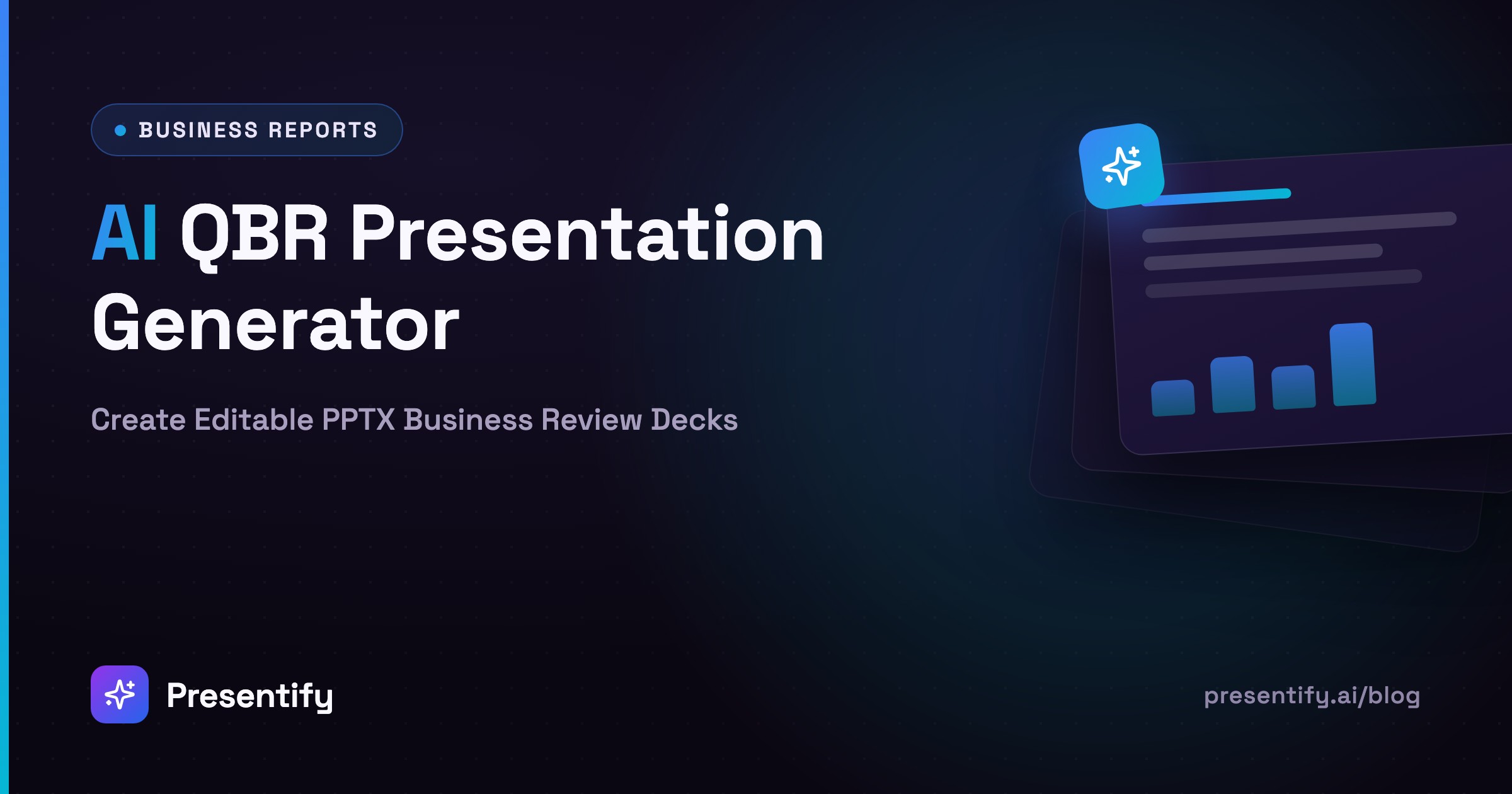 AI QBR Presentation Generator: Create Editable PPTX Business Review Decks