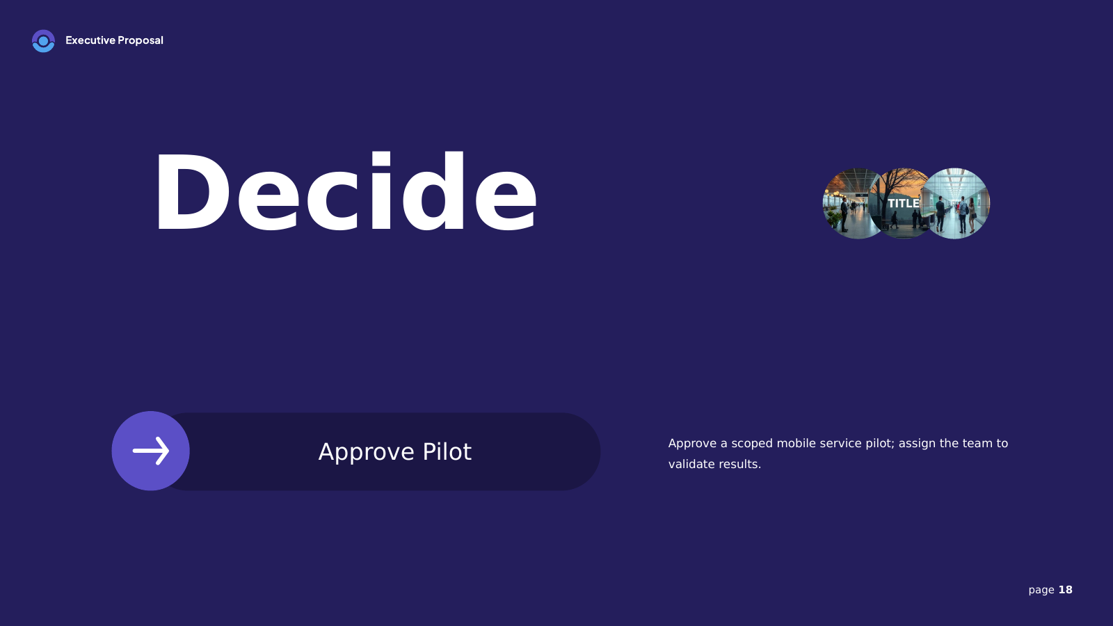 Executive Proposal Closing