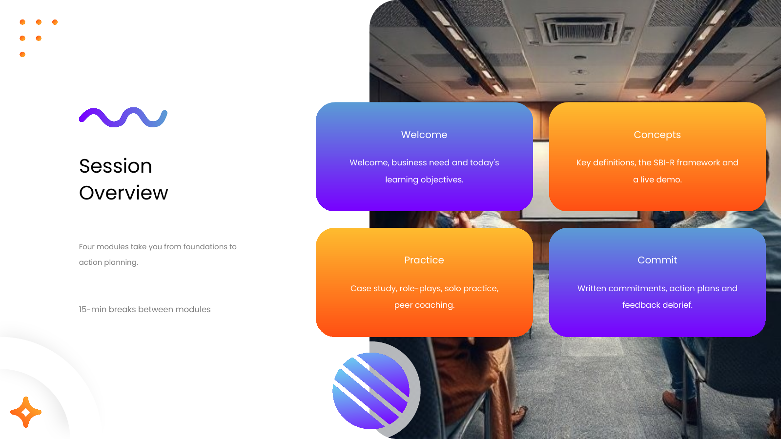 Session Agenda Modules