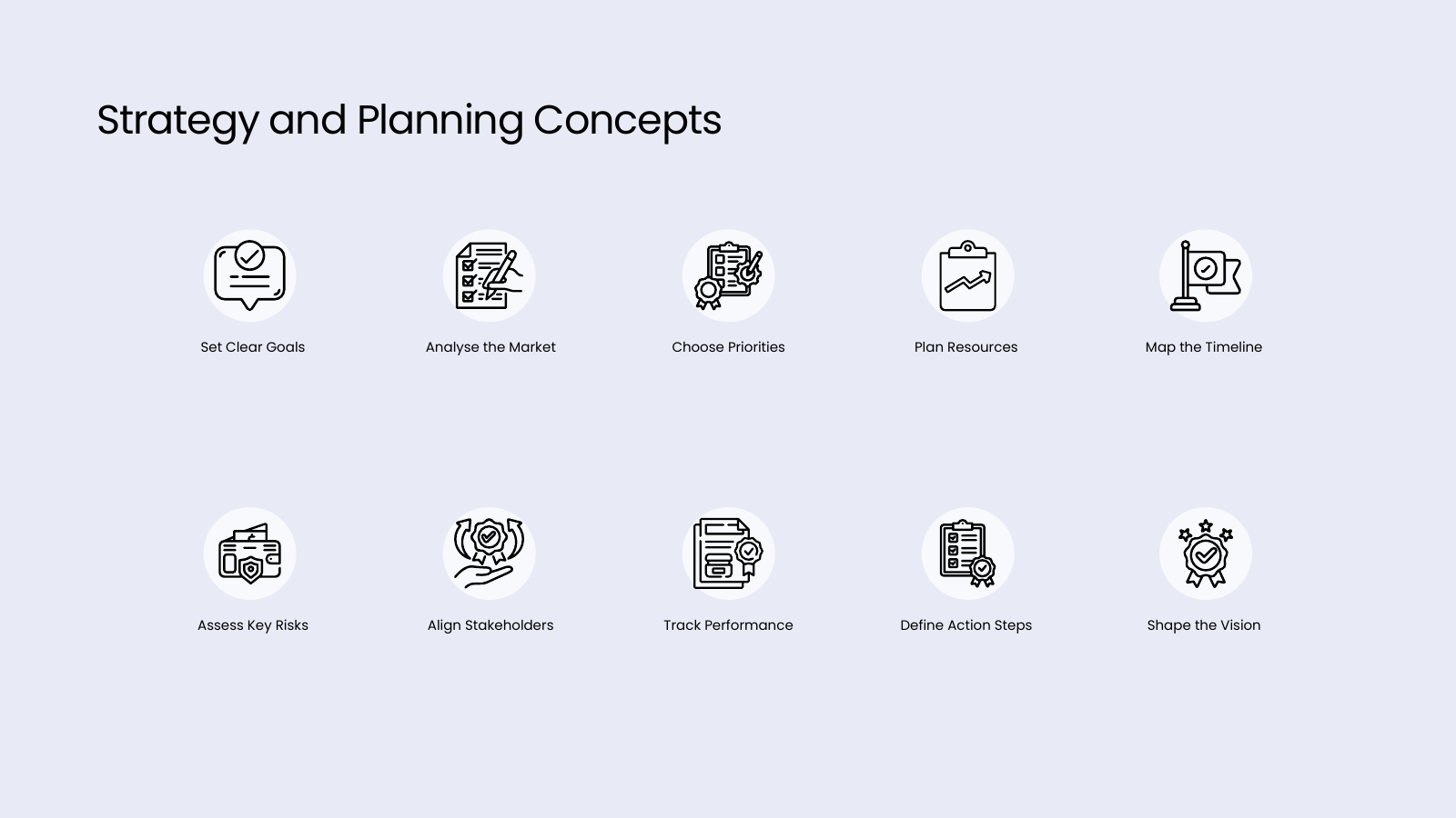 Strategy Icon Library (Part 1)