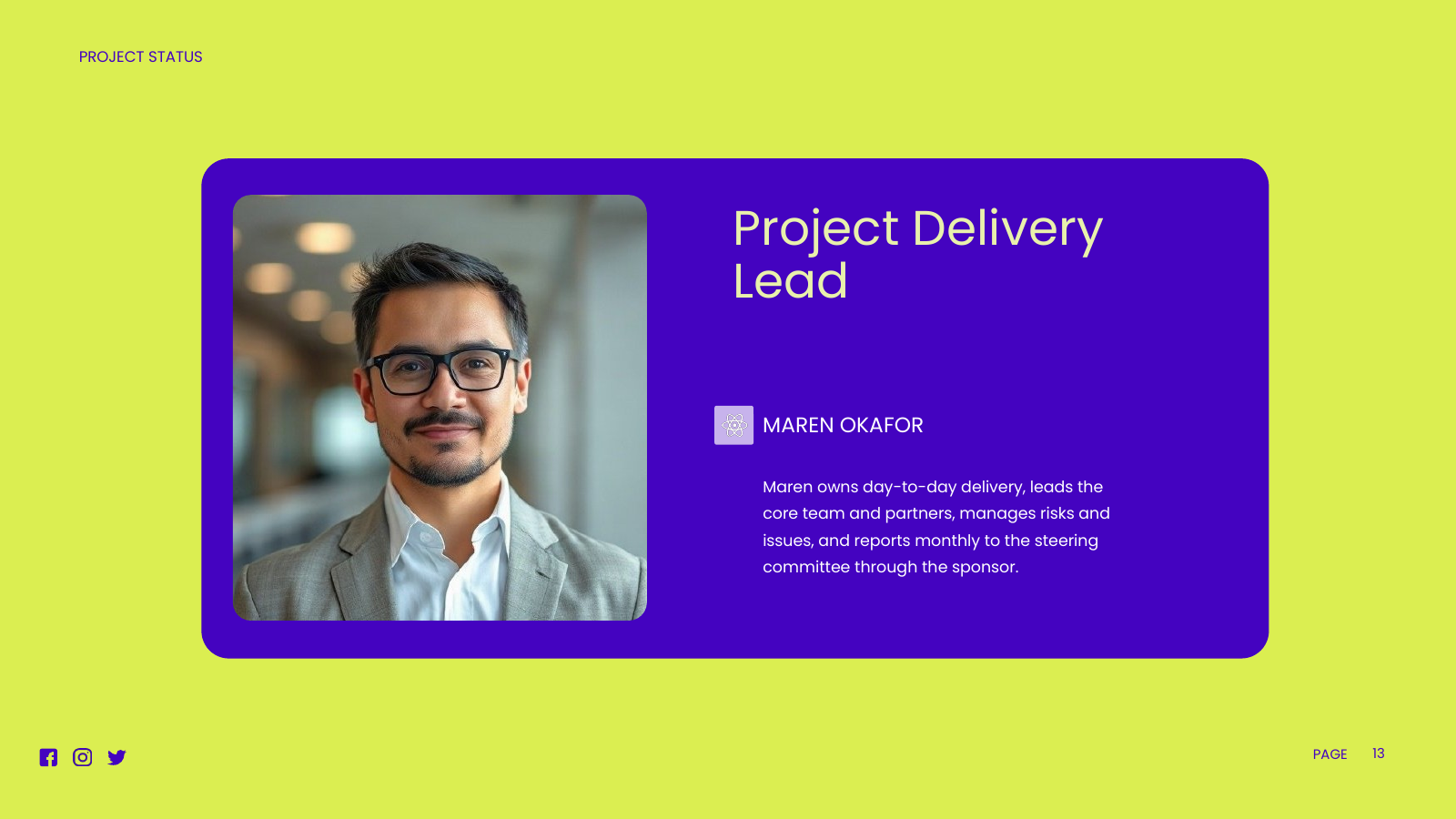 Project Leader Profile