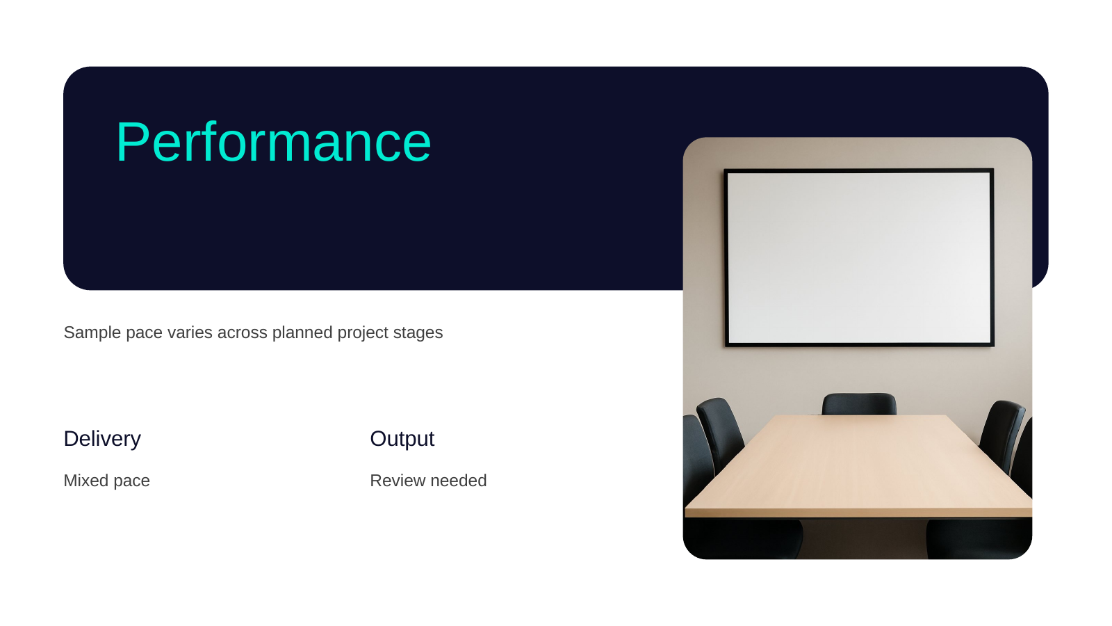 Performance Evaluation Summary