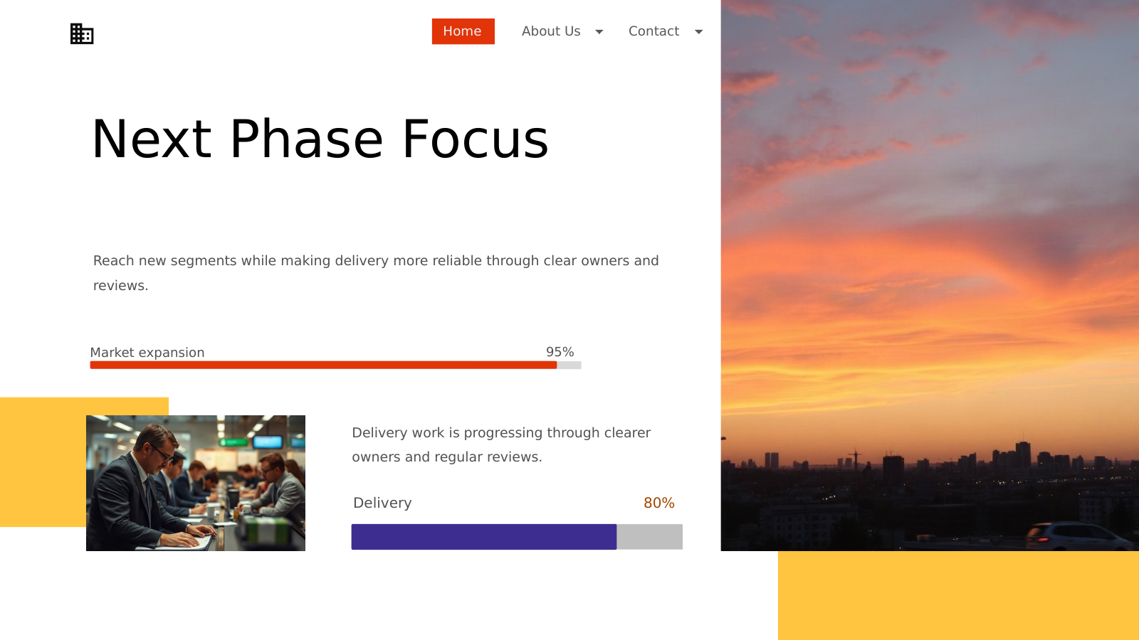 Strategic Priorities and Progress