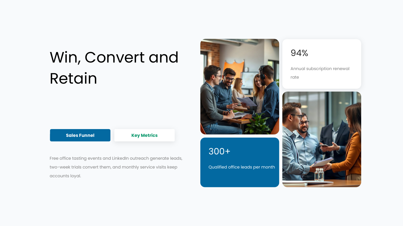 Marketing, Sales and Retention Plan