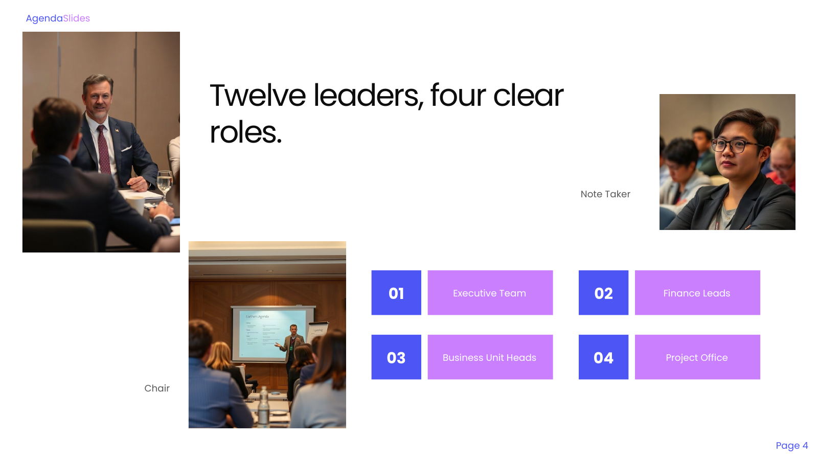 Attendees and Roles