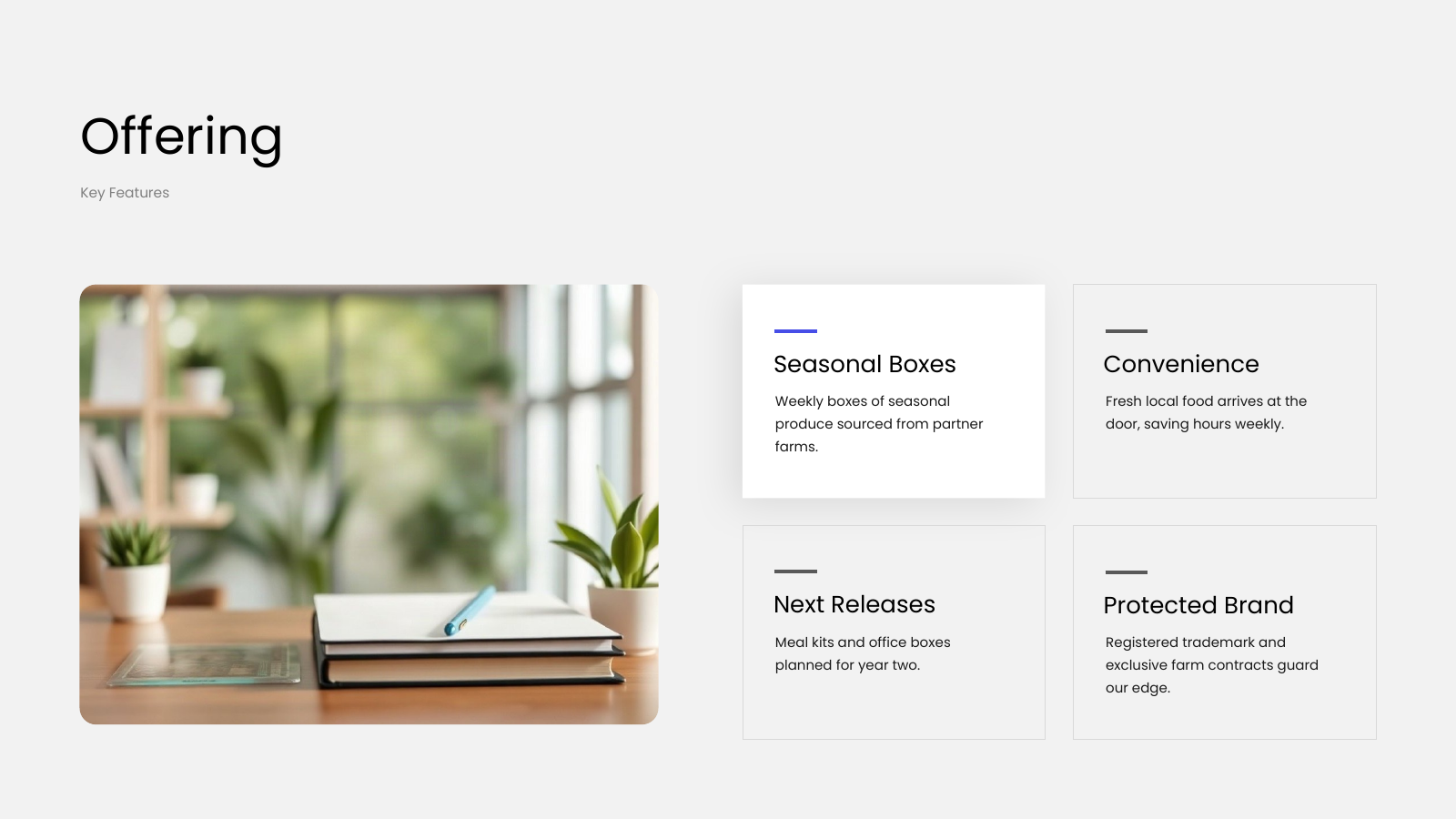 Offering Key Features