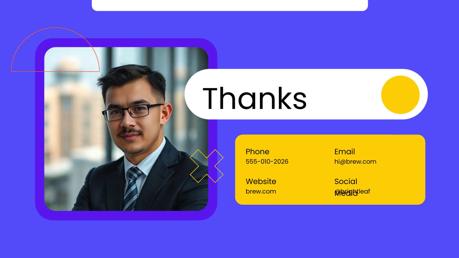 Thank You and Contact