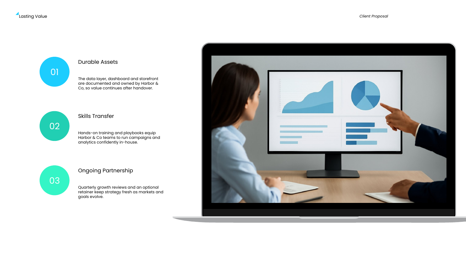 Long-Term Commitment with Screen Mockup