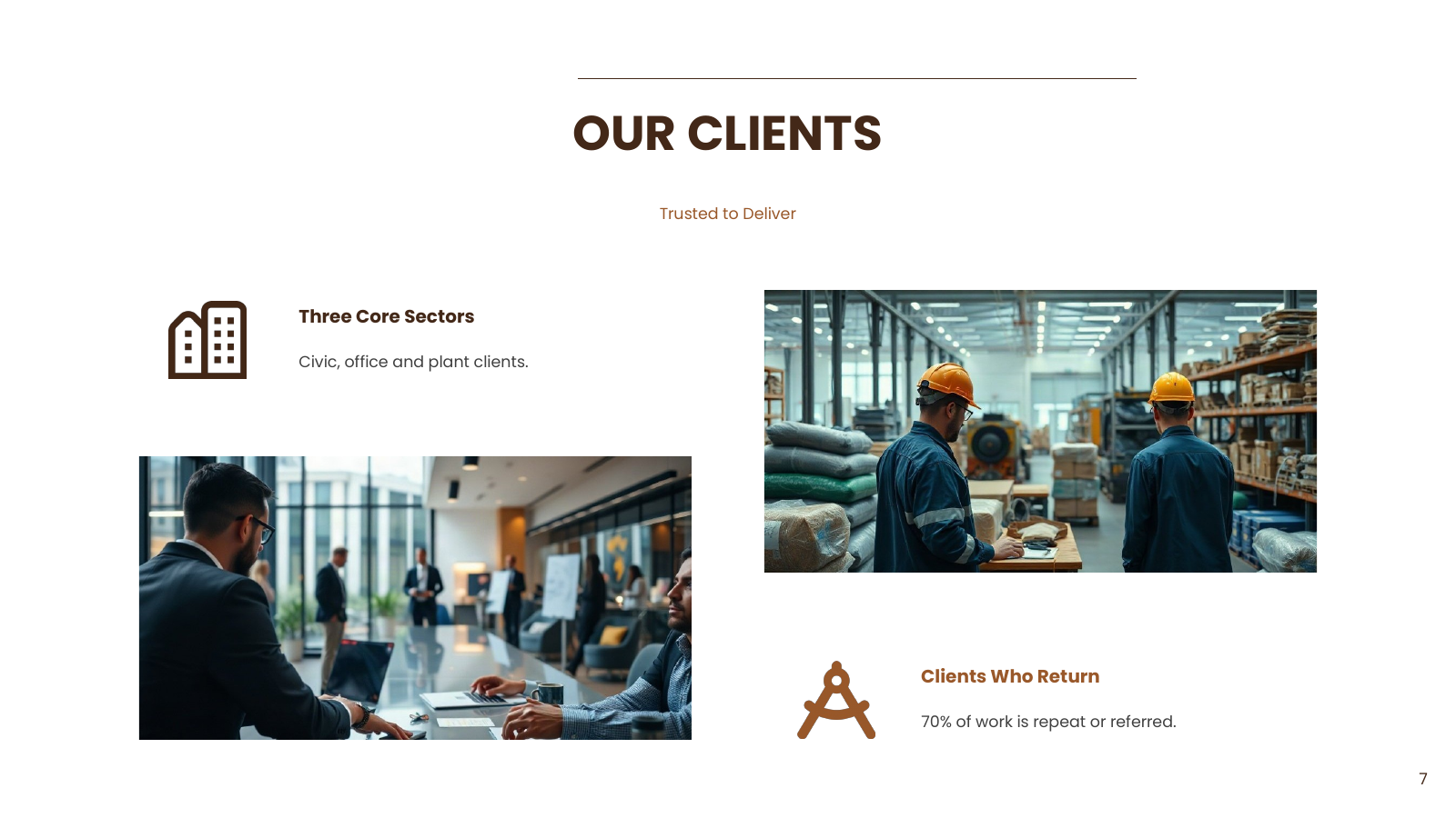 Clients and Sectors Served