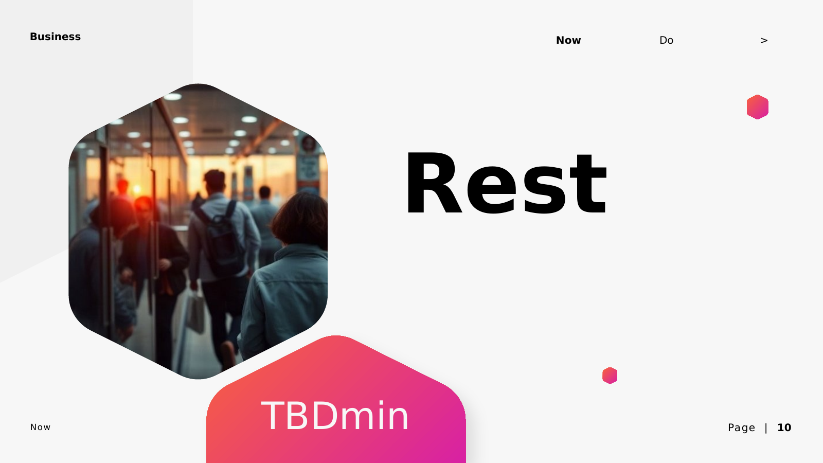 Timed Presentation Break