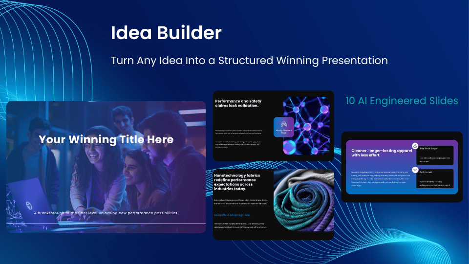 Idea Builder, slide 1