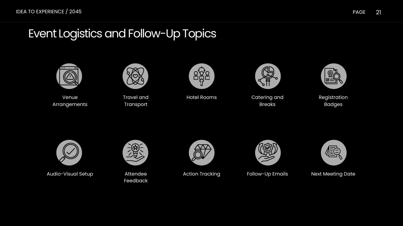 Agenda Icon Set (Part 2)