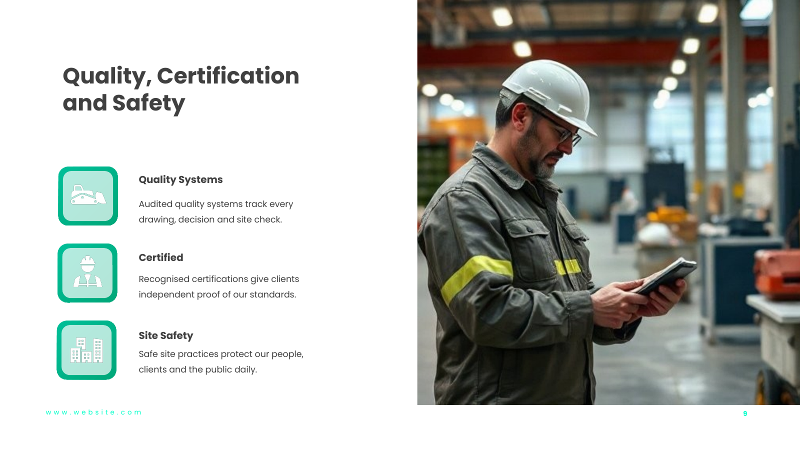 Quality Standards List