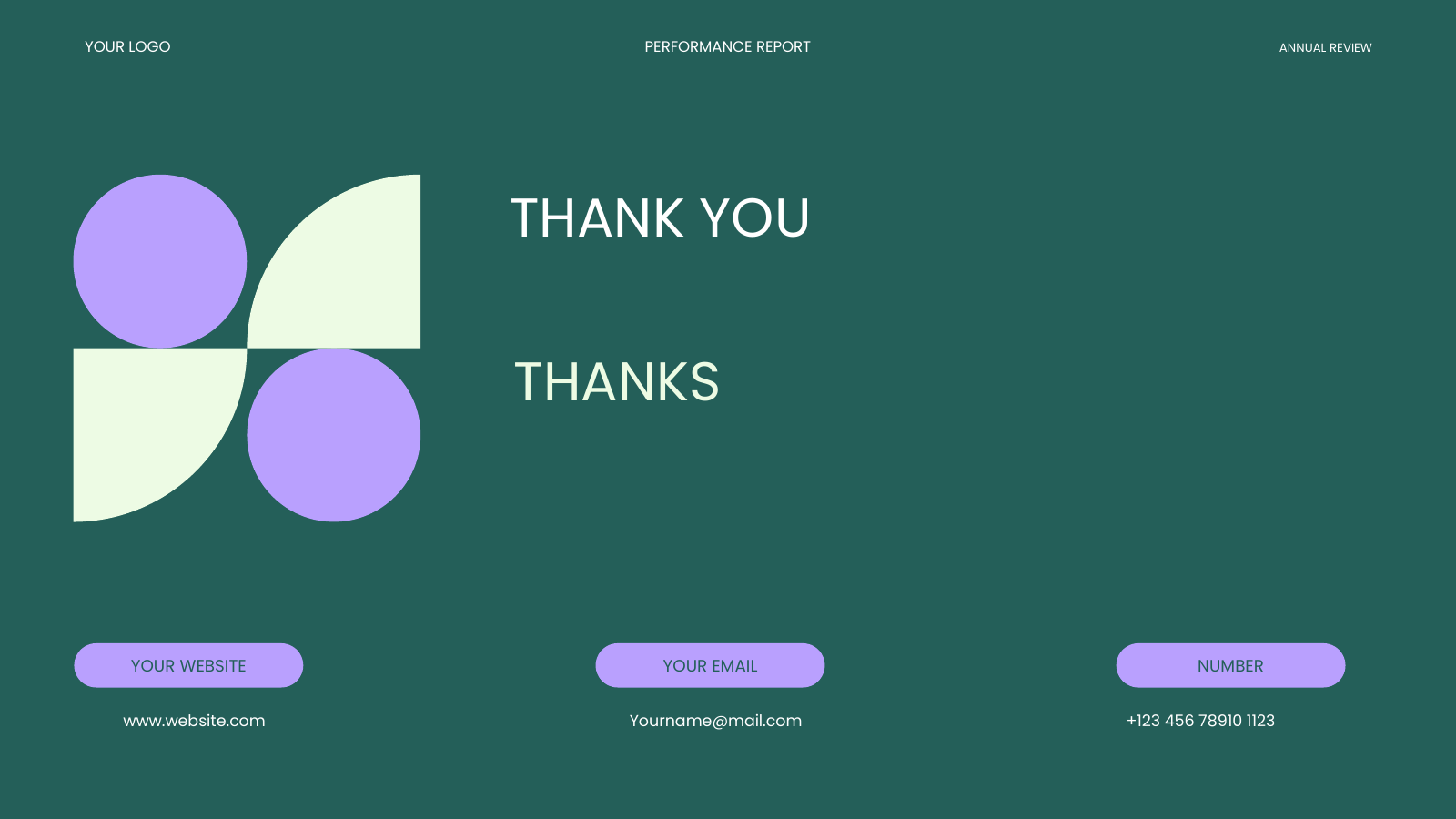 Thank You and Contacts