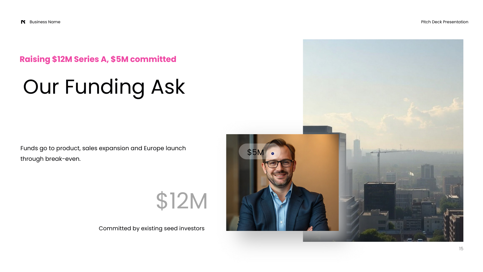 Funding Ask And Investor Commitments