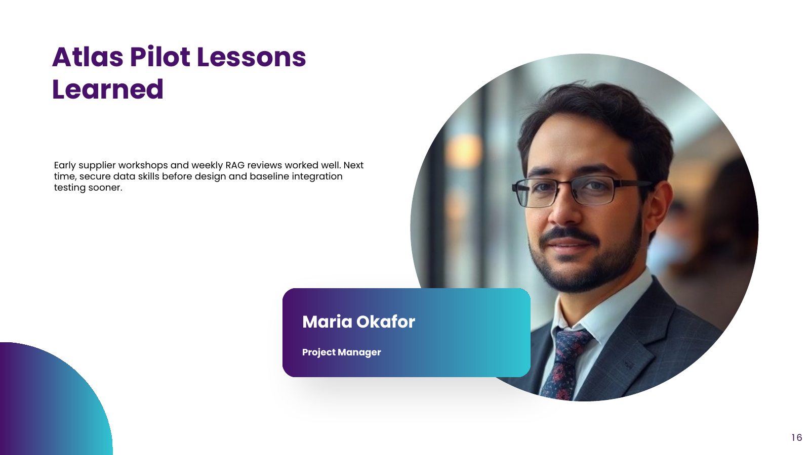 Lessons Learned with Owner