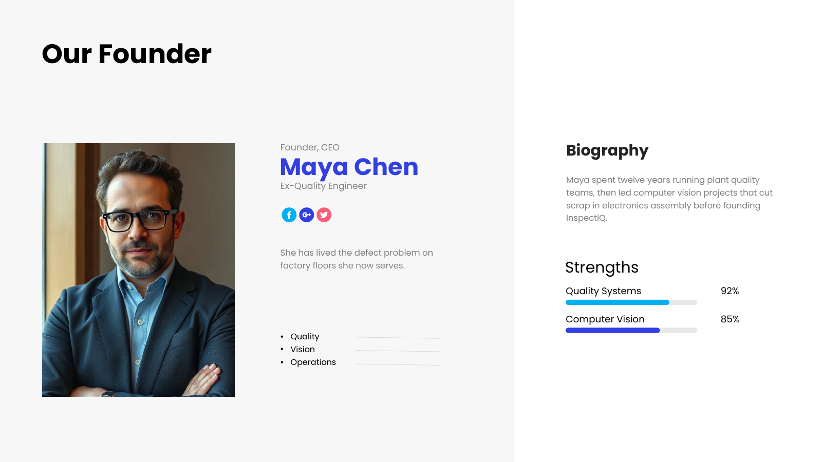 Founder Profile