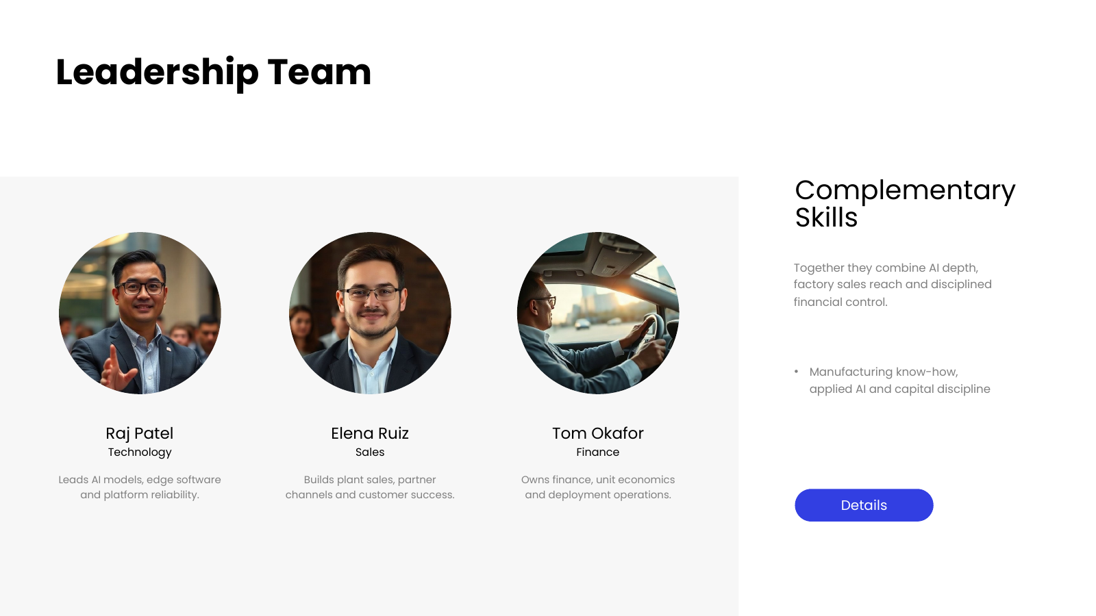 Executive Team Profiles
