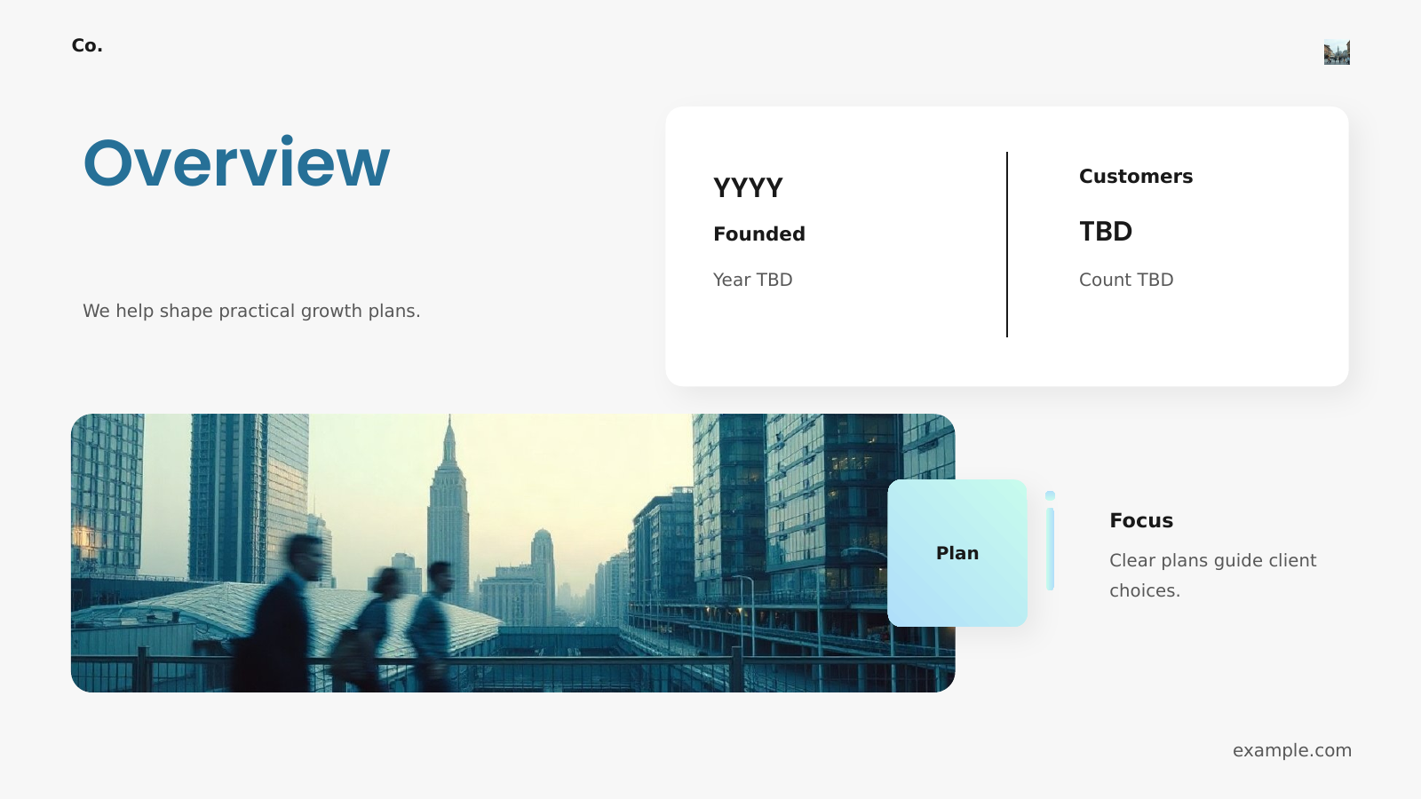 Company Overview — Facts and Visual
