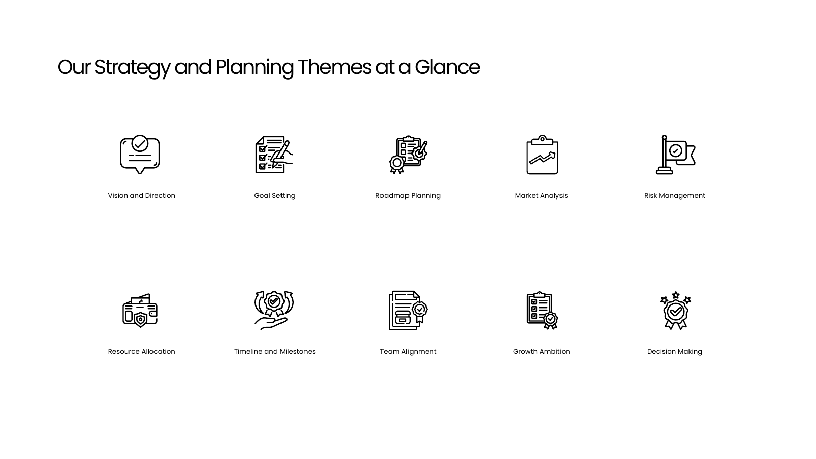 Strategy Icon Grid