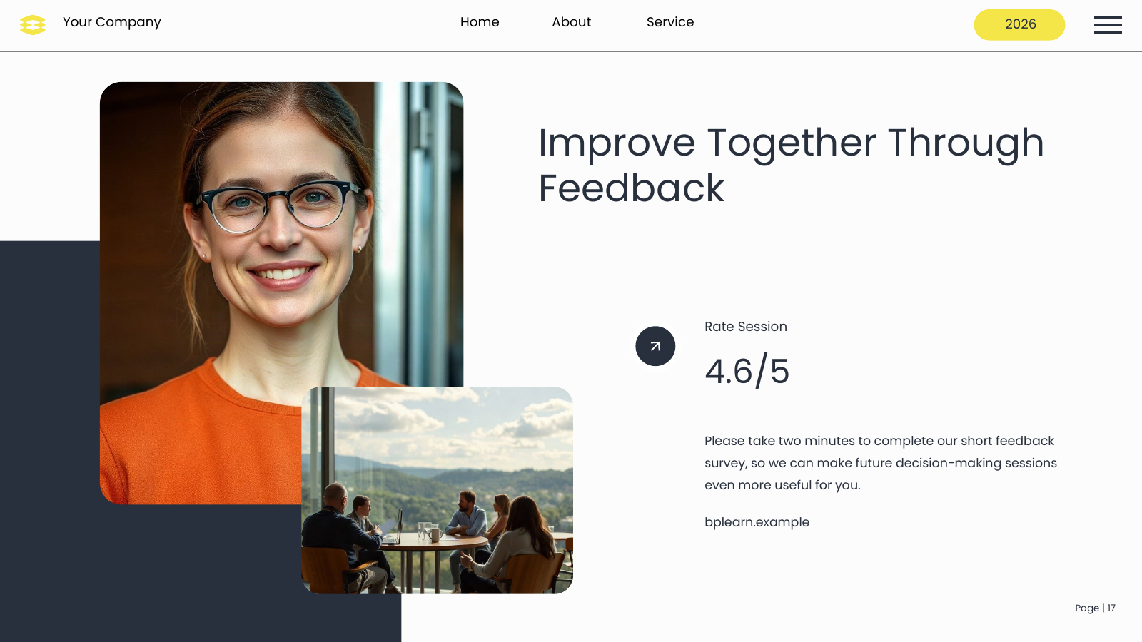 Feedback and Close