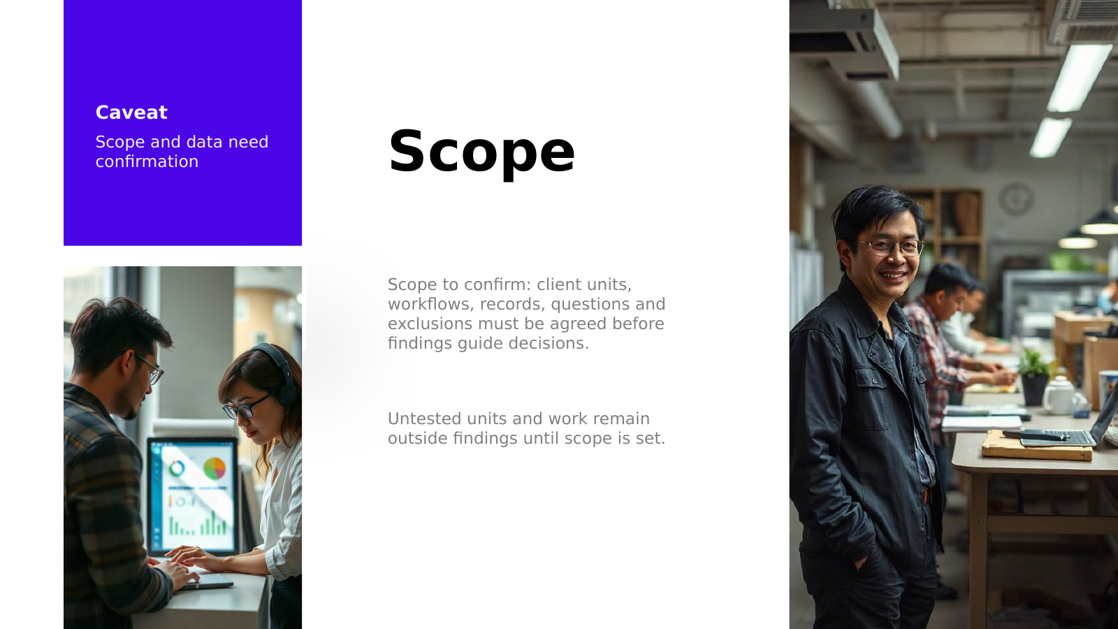 Scope and Boundaries