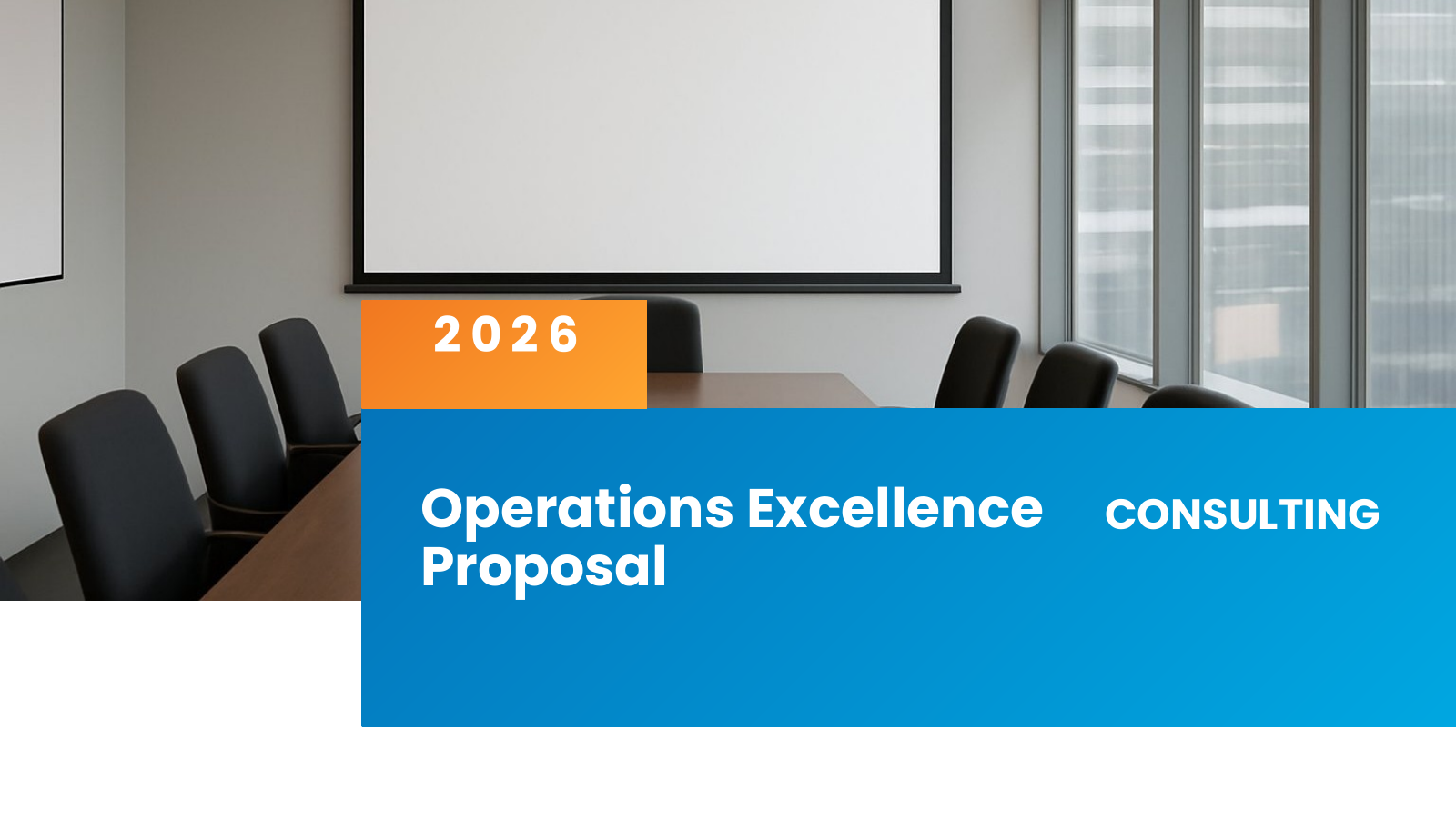 Client Engagement Proposal template cover slide