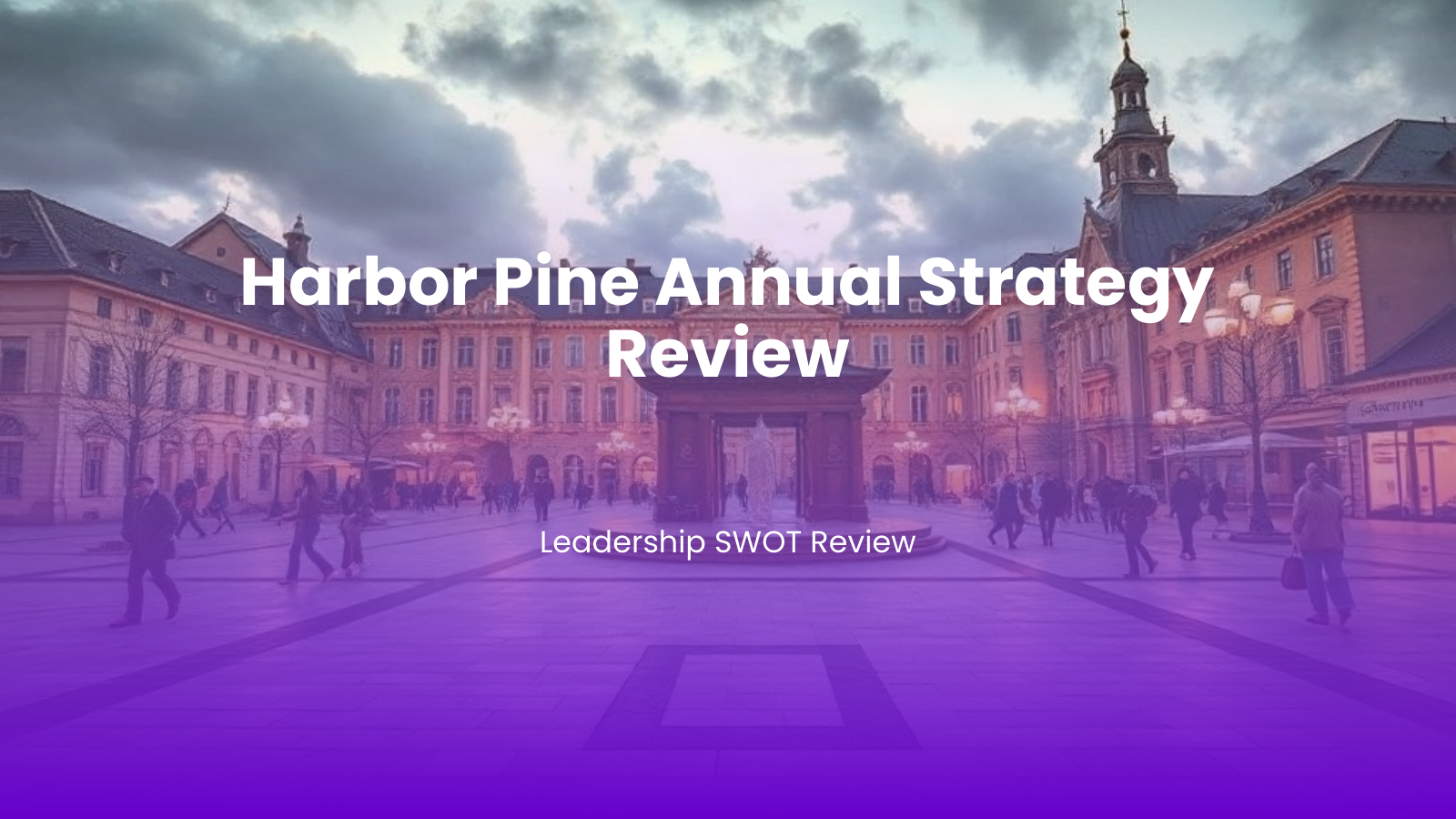 SWOT Analysis and Strategy Roadmap template cover slide