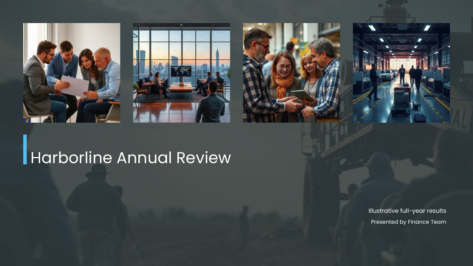 Annual Performance Review template cover slide