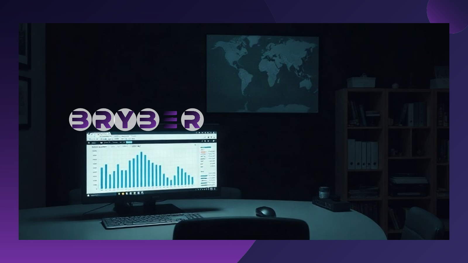 Bryber Startup Investor Pitch Deck template cover slide