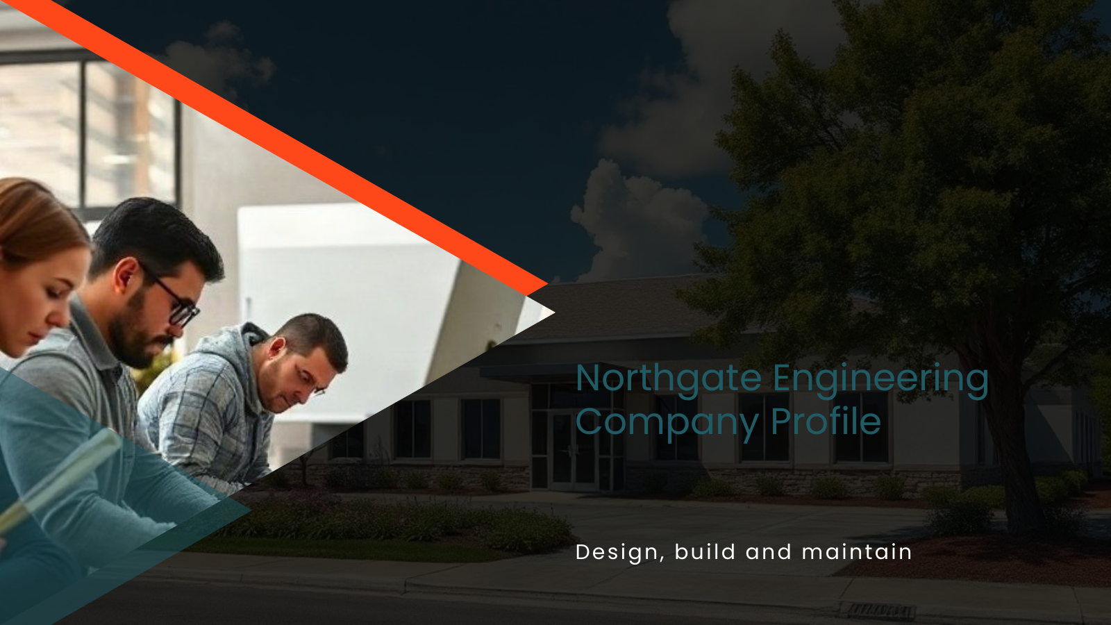 Company Profile and Capabilities template cover slide