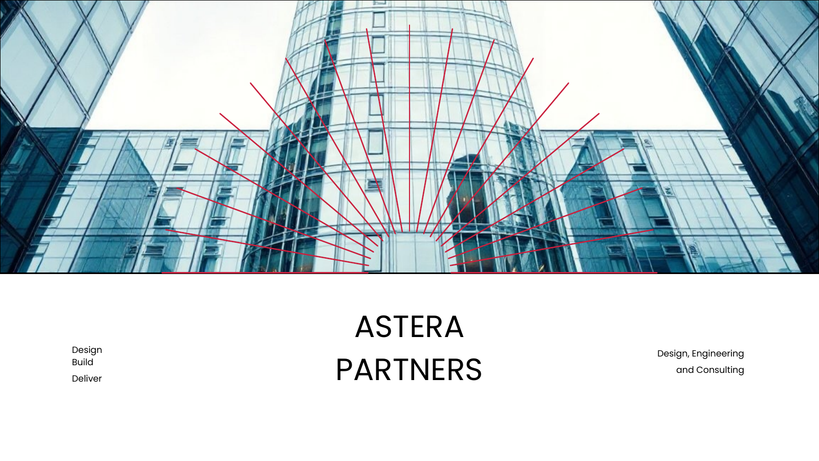 Architecture & Consulting Firm Profile template cover slide
