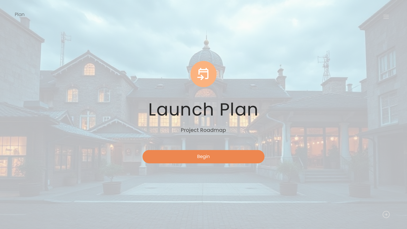 Business Timelines and Process Plans template cover slide