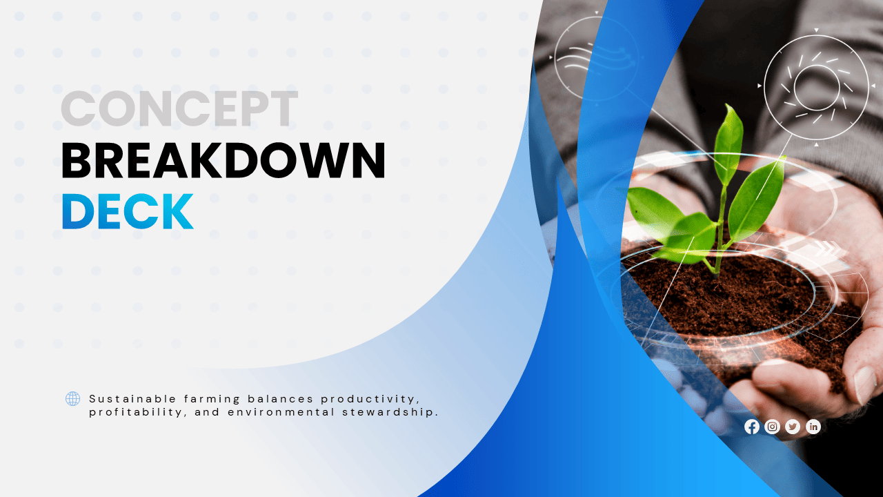 Topic Breakdown template cover slide