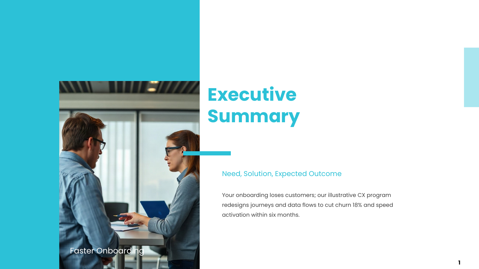 Client Proposal Sales Kit template cover slide
