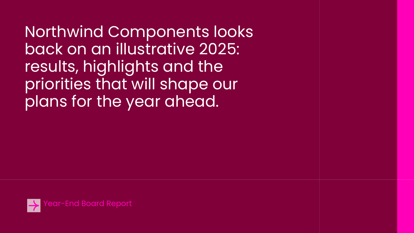 Annual Performance Review template cover slide