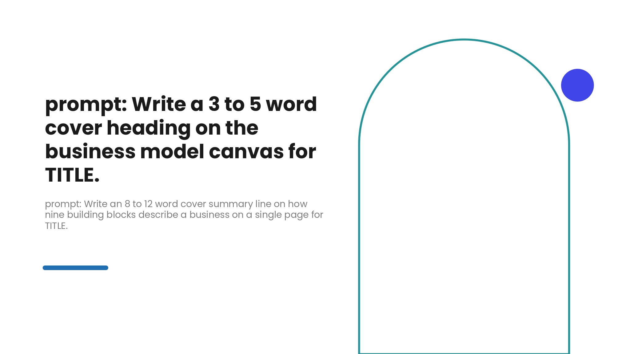Business Model Canvas Essentials Deck template cover slide