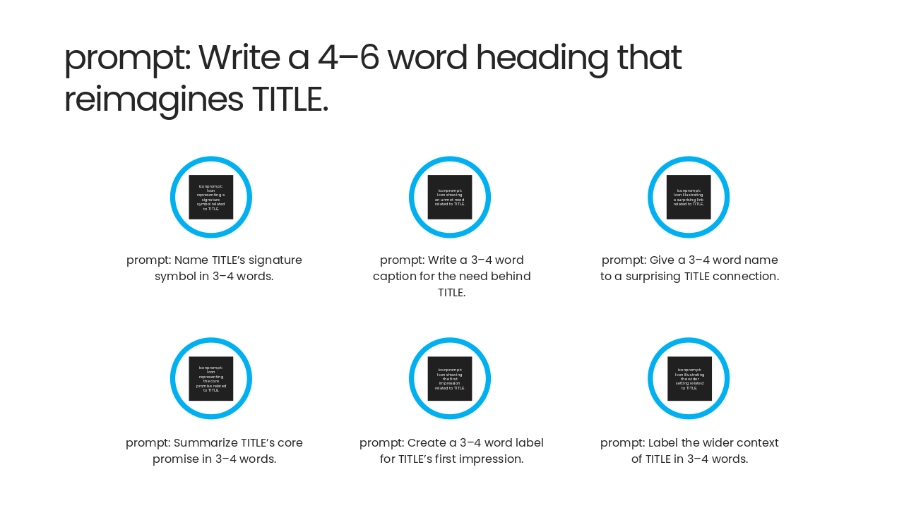 Icons_Teal_Rings template cover slide