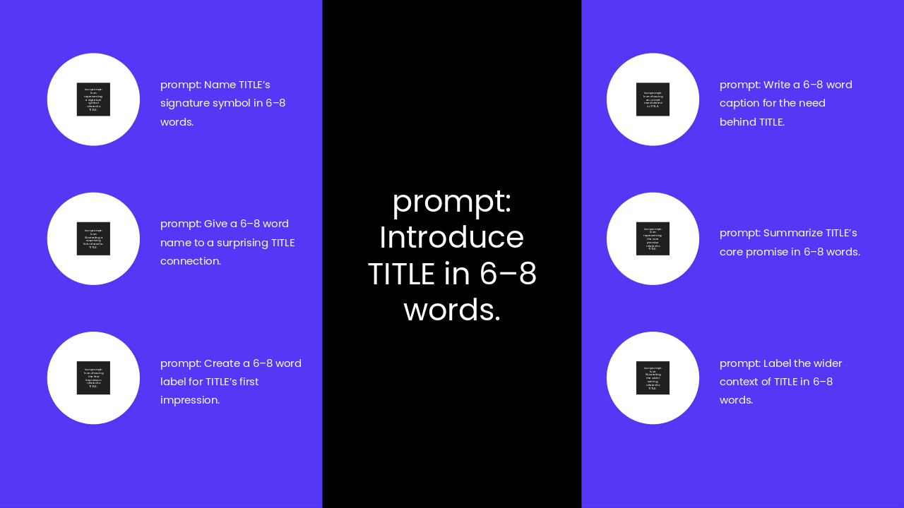 Icons_Violet_Panels template cover slide