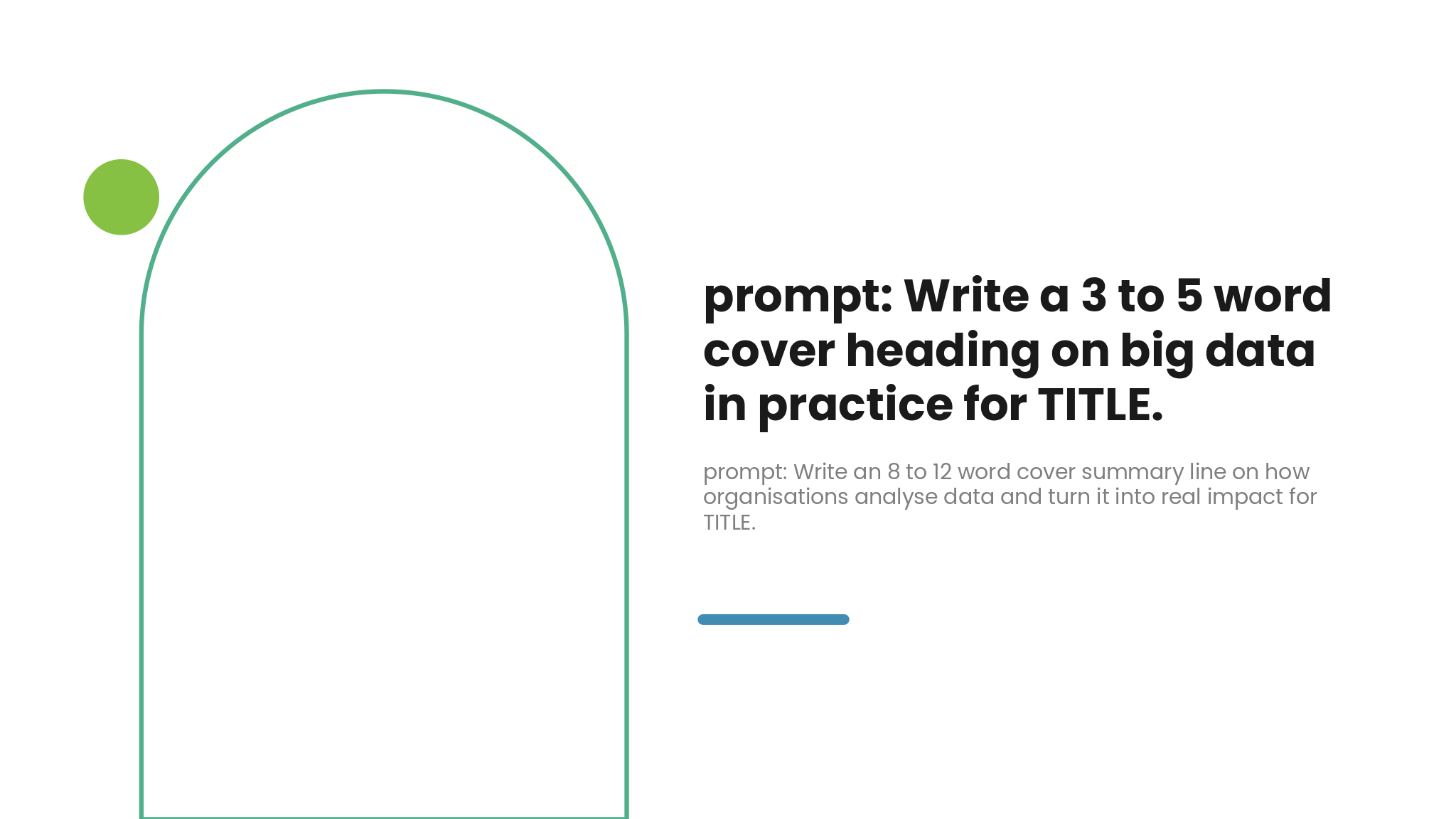 Big Data In Practice Deck template cover slide
