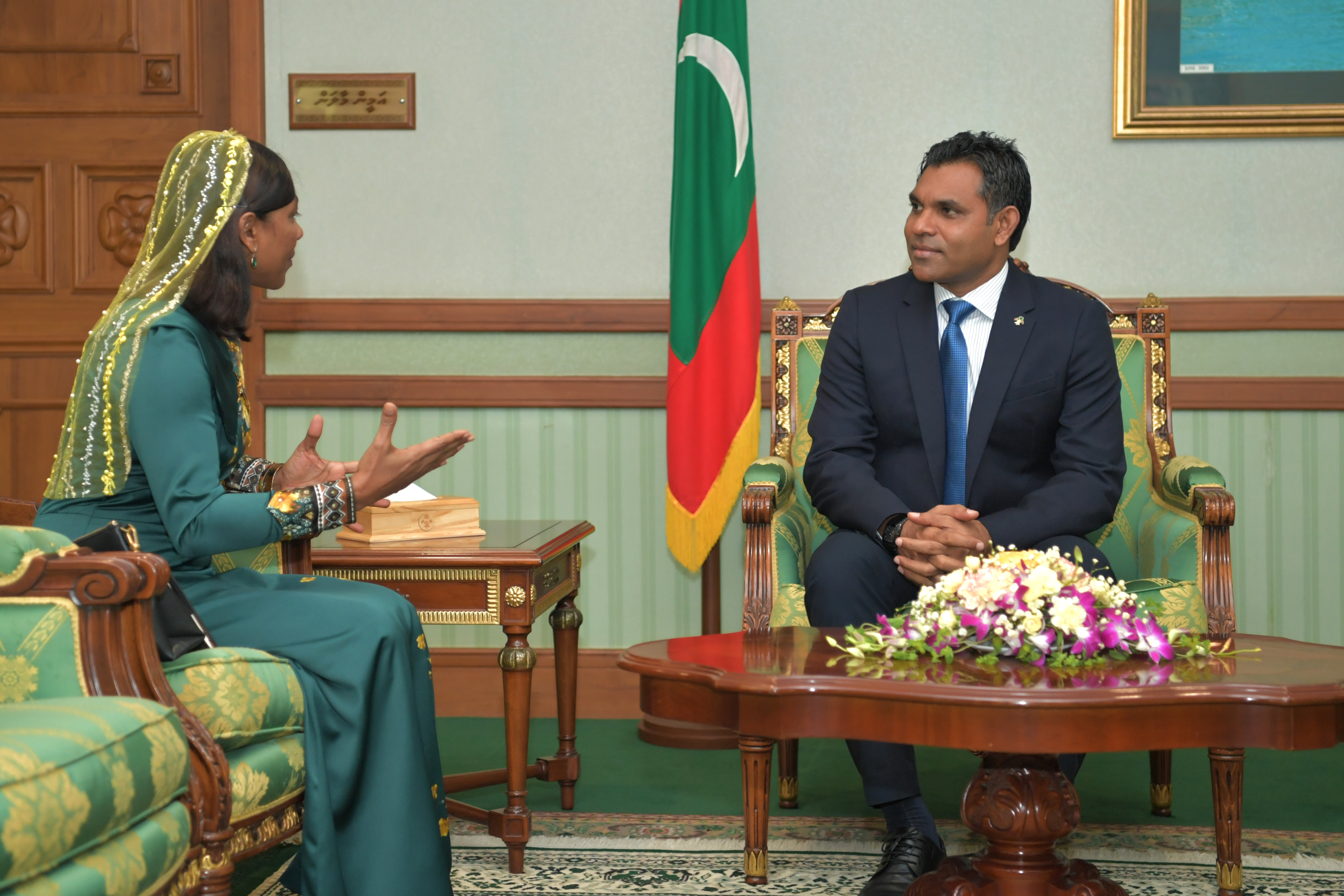 Ambassador Of Maldives To Bangladesh Pays A Courtesy Call On The Vice President The President