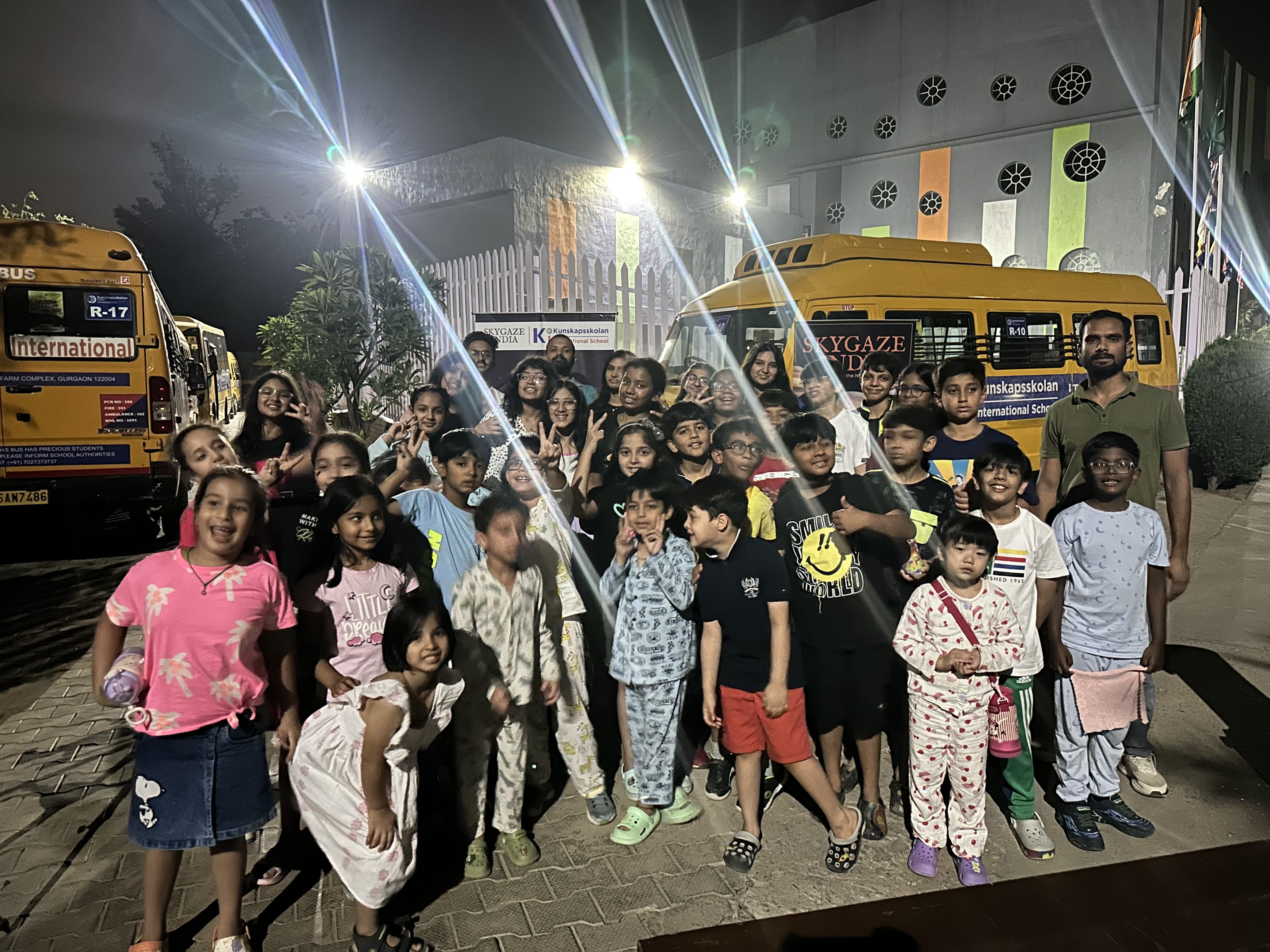 Stargazing Session at Kunskapsskolan International School, Gurugram