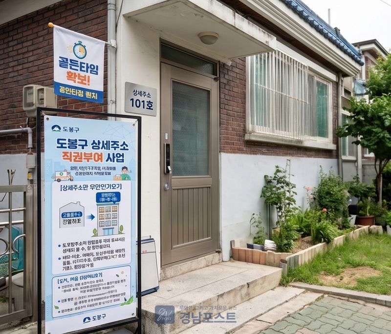 도봉구가 돌봄·위기가구 300여 곳에 상세주소를 직권으로 부여해 우편 오배송 해소와 응급 대응 체계를 강화하기로 했다.(도봉구 제공)