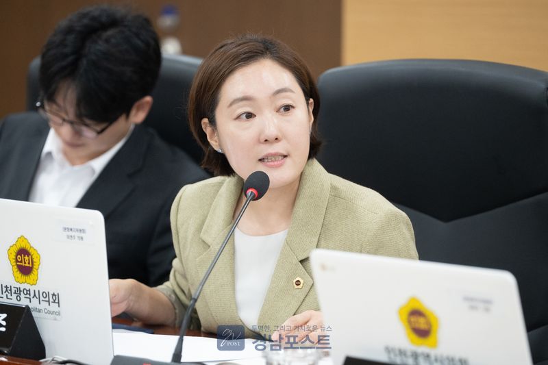 이연주 의원이 인천의료원 기능보강사업의 차질 없는 추진을 당부했다. (인천광역시의회 제공)
