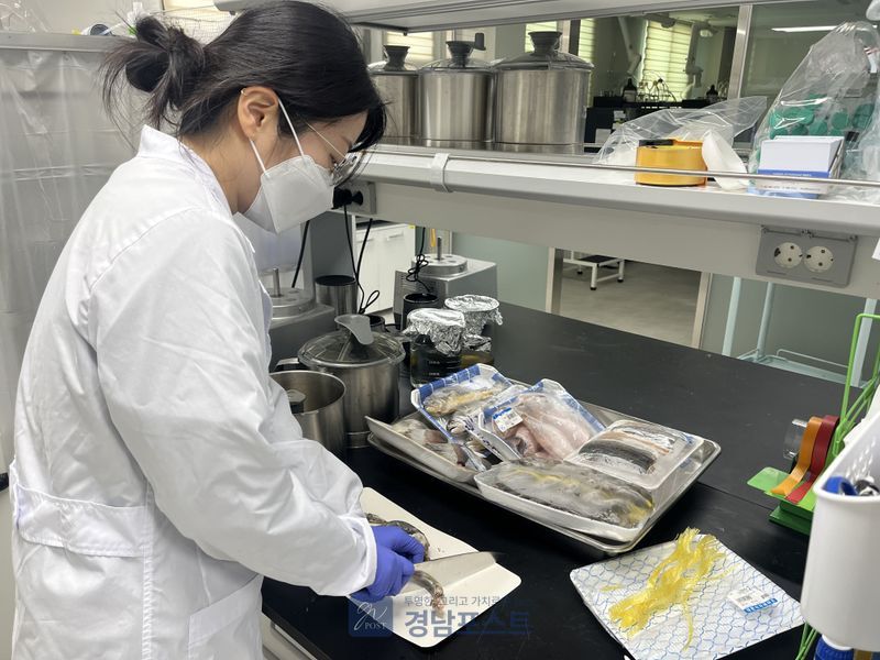 충북보건환경연구원이 상반기 도내 유통 농·수산물 393건에 대한 방사성 물질 검사를 실시한 결과 모두 기준에 적합한 것으로 확인했다. (경상남도 제공)